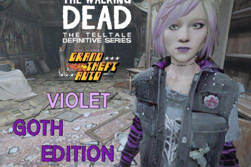 Violet (TWD Final Season) Goth Edition [Add-On Ped]