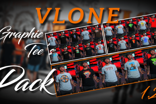 VLONE TShirt Pack For MP Male