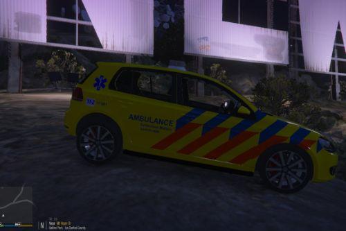 Volkswagen Golf Coördinatie Ambulance
