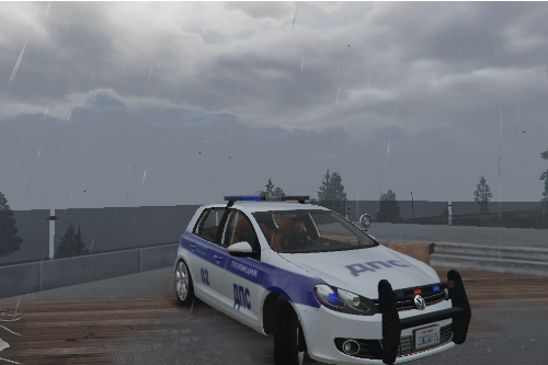 Volkswagen Golf Russian Police