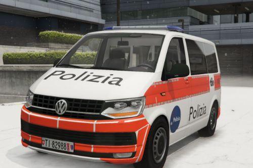 Volkswagen T6 Polizia Svizzera Canton Ticino/ Swiss Police Ticino Canton