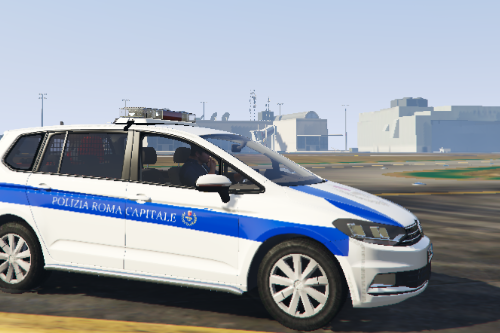 Volkswagen Touran 2016 Polizia Roma Capitale Nuova livrea