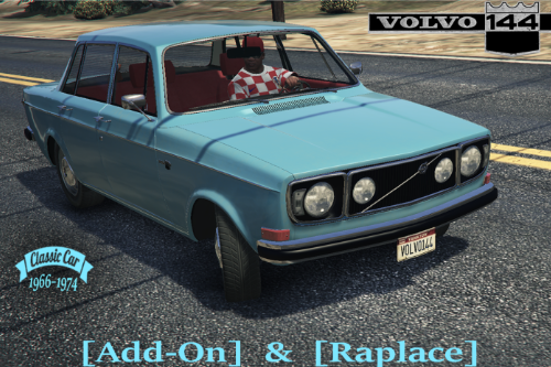 Volvo 144 + Taxi [Add-On / Replace | Extras | Tuning | Template | LODs]