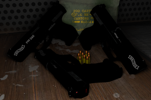 Walther P99 DAO [Animated]
