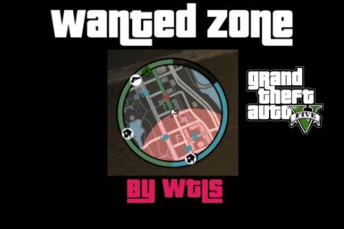 Wanted Zone, the zone that the police are dispatched to, from GTA4 wanted system