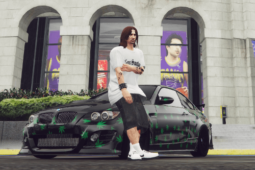 Weed Livery for ANSWER's BMW M3 E92 2010