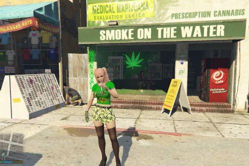 Weed Outfit for Honoka