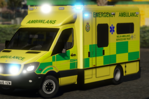 Welsh Ambulance Service 2015 Mercedes Sprinter Ambulance