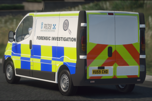 West Mercia Police Forensics Vauxhall Vivaro