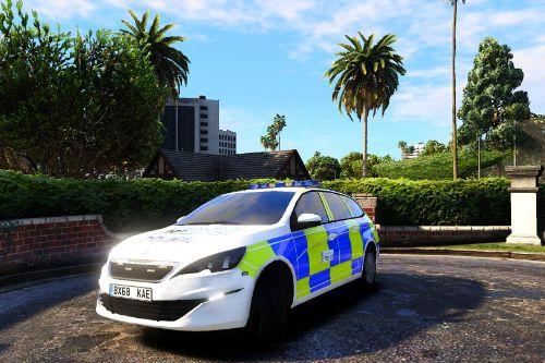 West Mercia Police Peugeot 308 (Skin)