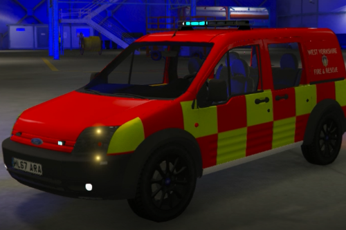 West Yorkshire Fire & Rescue Service - Van/Car Livery - British - 2014 Ford Connect