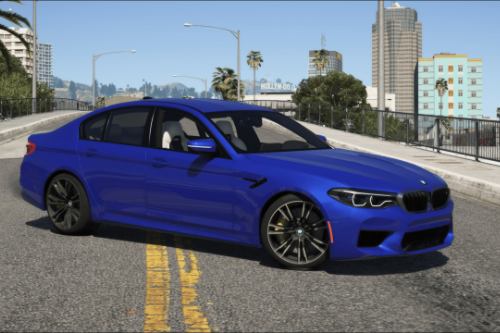 2019 BMW M5 F90 xDrive Handling, Engine Sound Swap, & White Interior