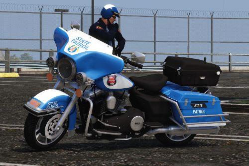 Wisconsin State Patrol Harley Motorcycle