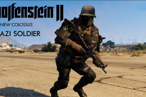 Wolfenstein II The New Colossus - Nazi Soldier [Add-on / Replace]