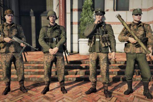 WW2 SS Late War uniforms for Mp Male