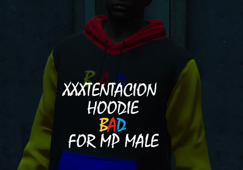 XXXTENTACION-Hoodie BAD for mp male