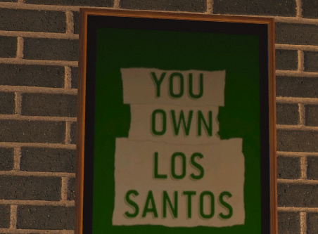 You Own Los Santos Poster (Contract DLC)