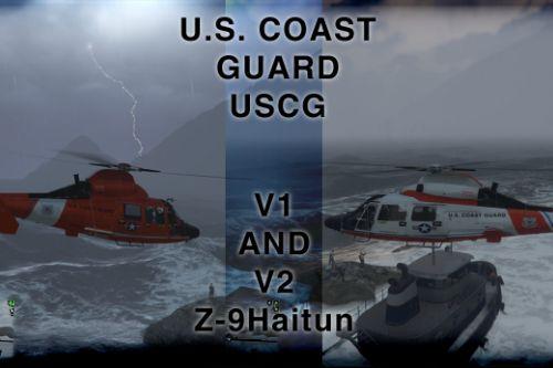 Z-9 Haitun USCG Coast Guard LA and LS [4K]
