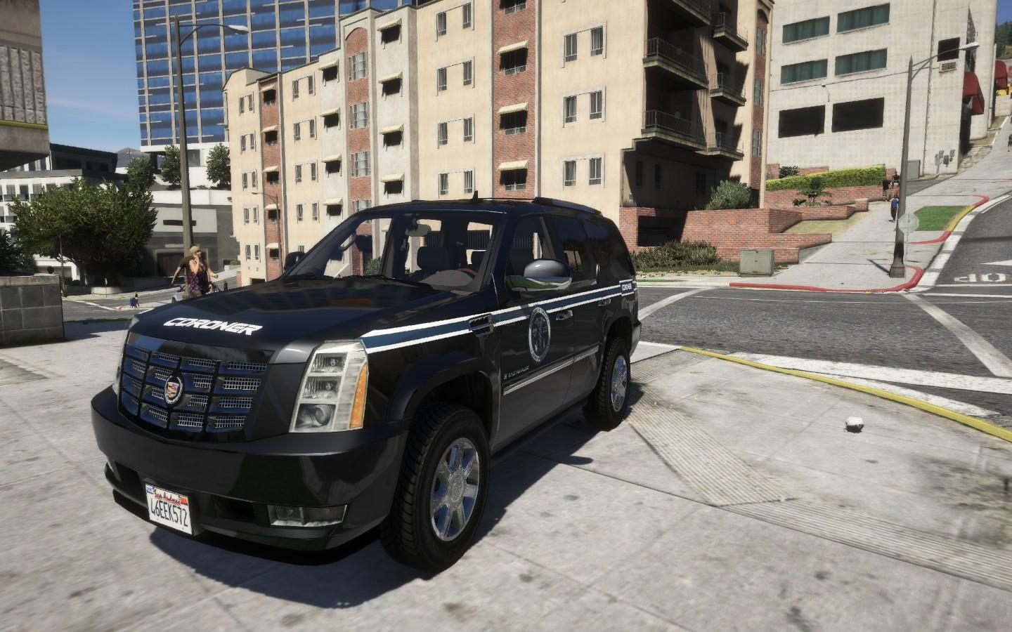 Coroner service gta 5. Кадиллак Эскалейд для ГТА 5. Cadillac Эскалейд в ГТА 5. Кадиллак в ГТА 5. Escalade 1998 gta5.