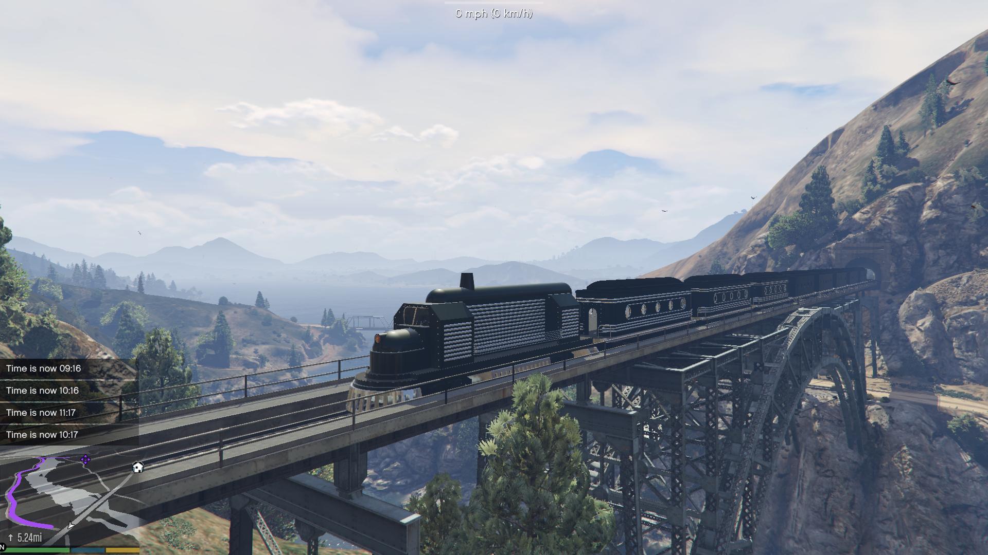 Train on gta 5 фото 62