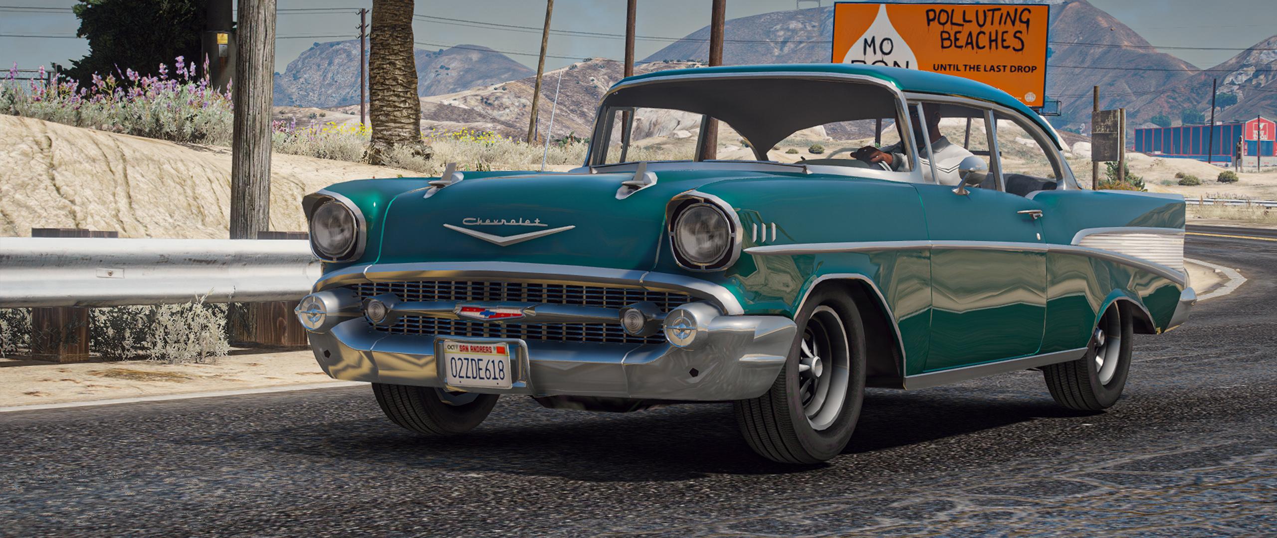 Chevrolet Bel Air 1955 Police