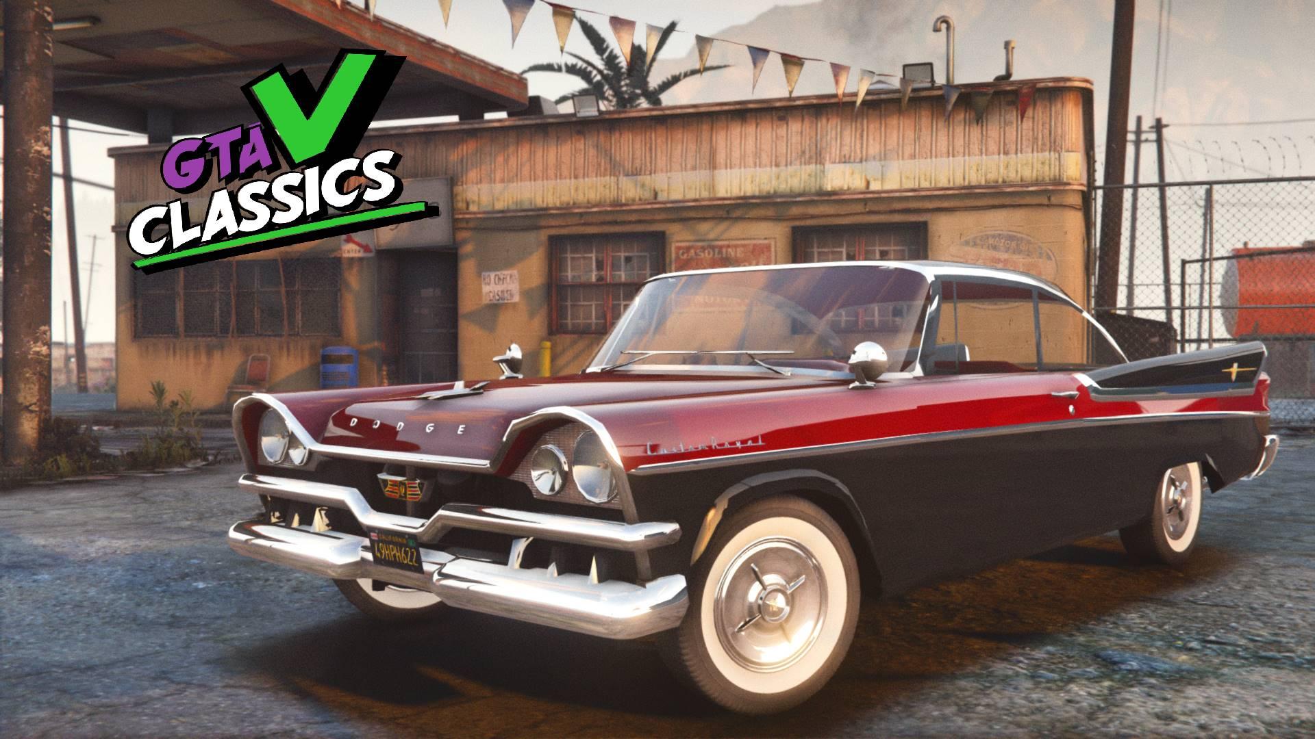 1957 Dodge Custom Royal Lancer [Add-On | Extras | LODs] - GTA5 