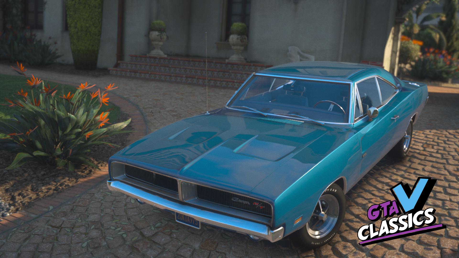 1969 Dodge Charger R/T 426 Hemi [Add-On | Extras | Tuning | LODs | Template  