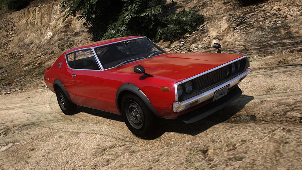 1973 Nissan Skyline 00 Gt R Kpgc110 Kenmeri Add On Livery Sounds Lod S Fivem Gta5 Mods Com