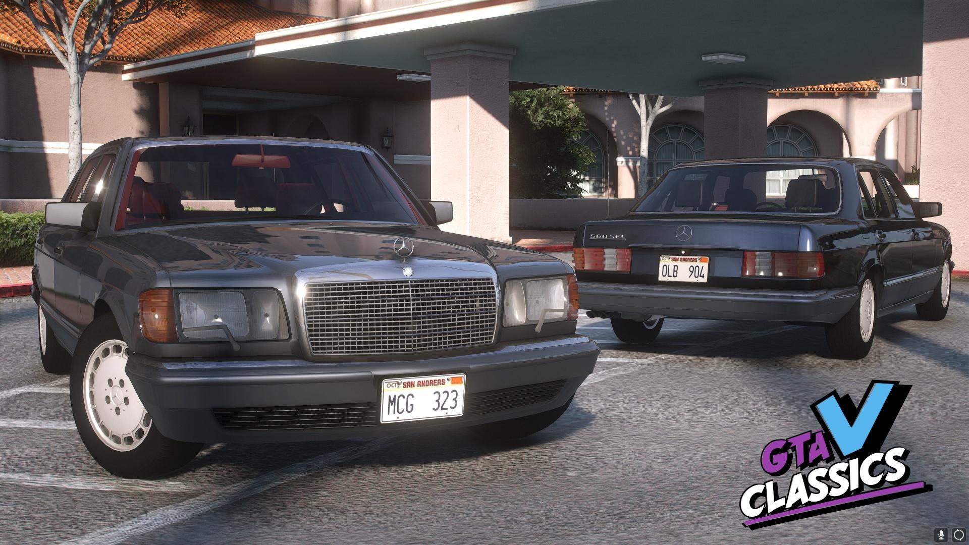 1987 Mercedes-Benz 560 SEL V126 [Add-On | Extras | LODs | VehfuncsV] -  GTA5-Mods.com