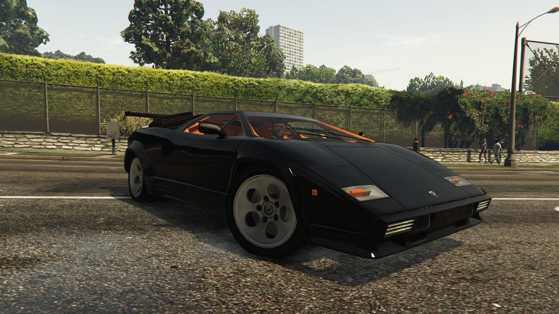 Lamborghini countach gta 5 фото 103