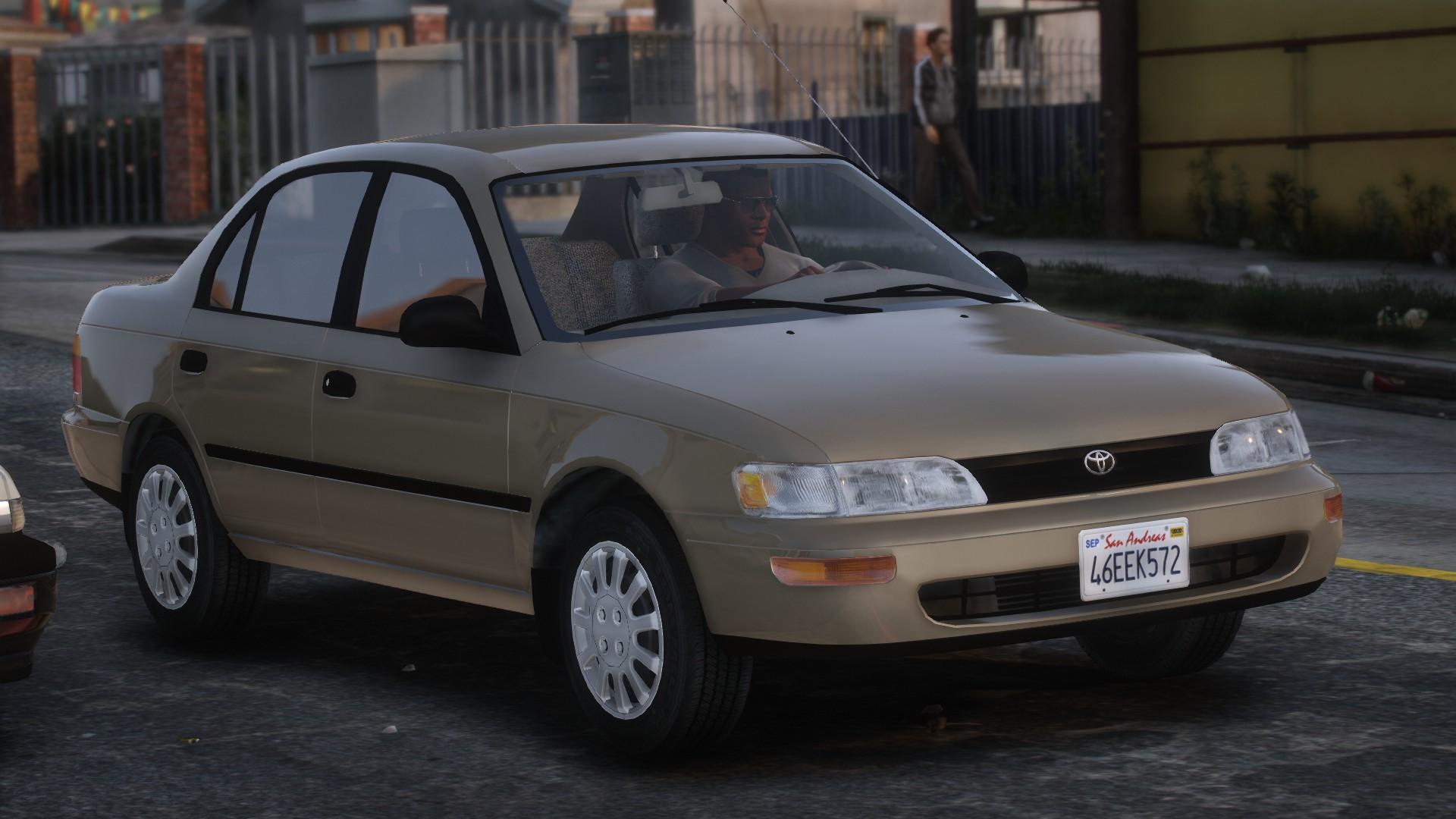 1994 Toyota Corolla DX Us-Spec [Add-On | Replace | VehFuncsV | Extras |  LODs] - GTA5-Mods.com