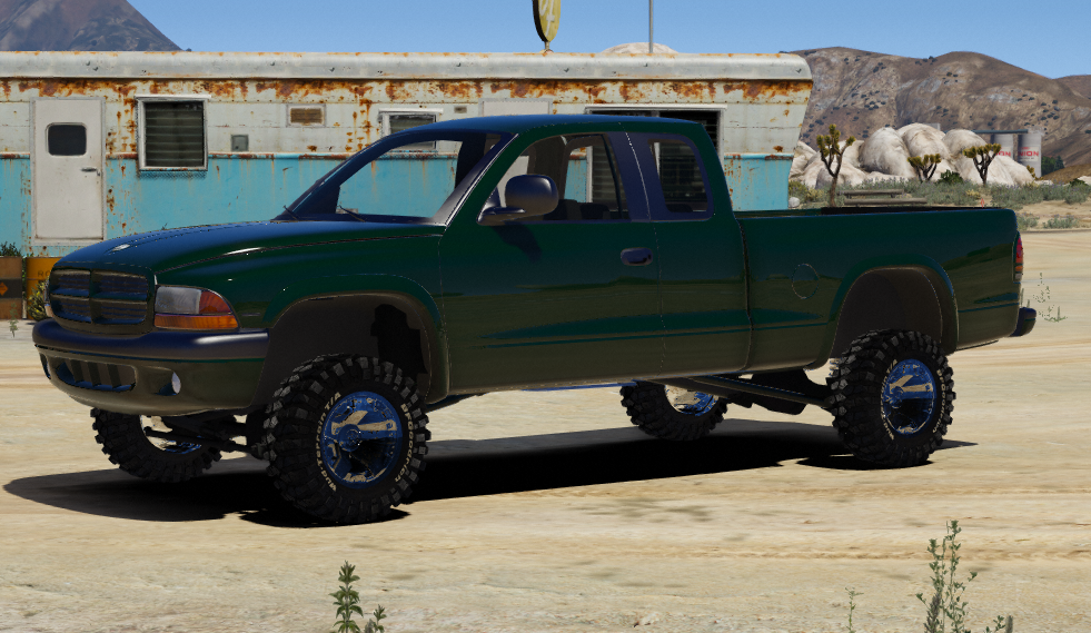 1998 Dodge Daktoa 4x4 Extended Cab [FiveM | Replace | Unlocked] - GTA5