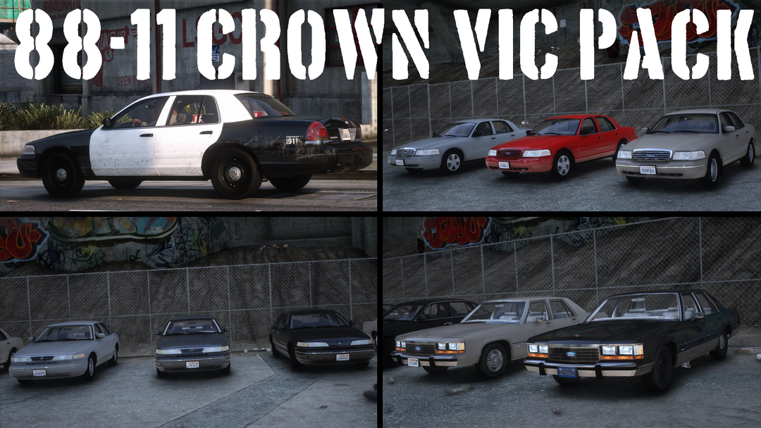 1988-2011 Ford Crown Victoria LTD/LX/PI [Add-on | Extras