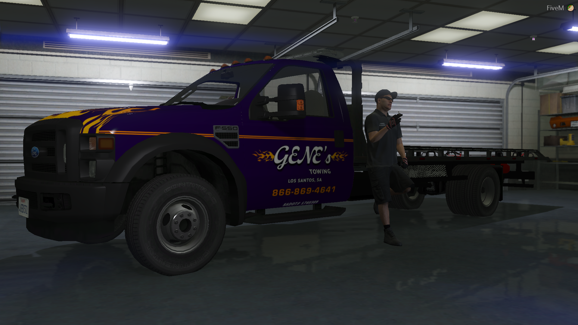 Ford F550 Flatbed Tow Truck 8088