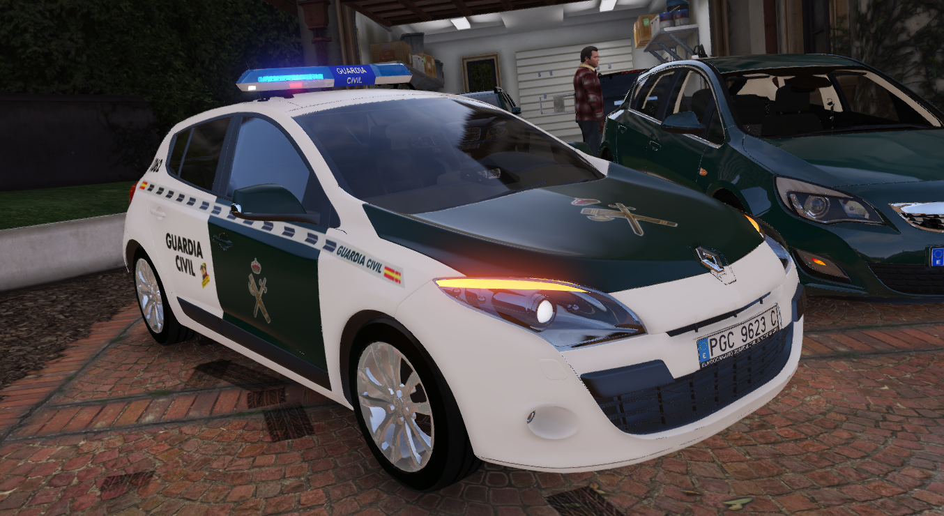 2010 Mercedes Vito Guardia Civil Trafico y Policia Nacional CNP UPR [ELS] -  Vehicle Textures 