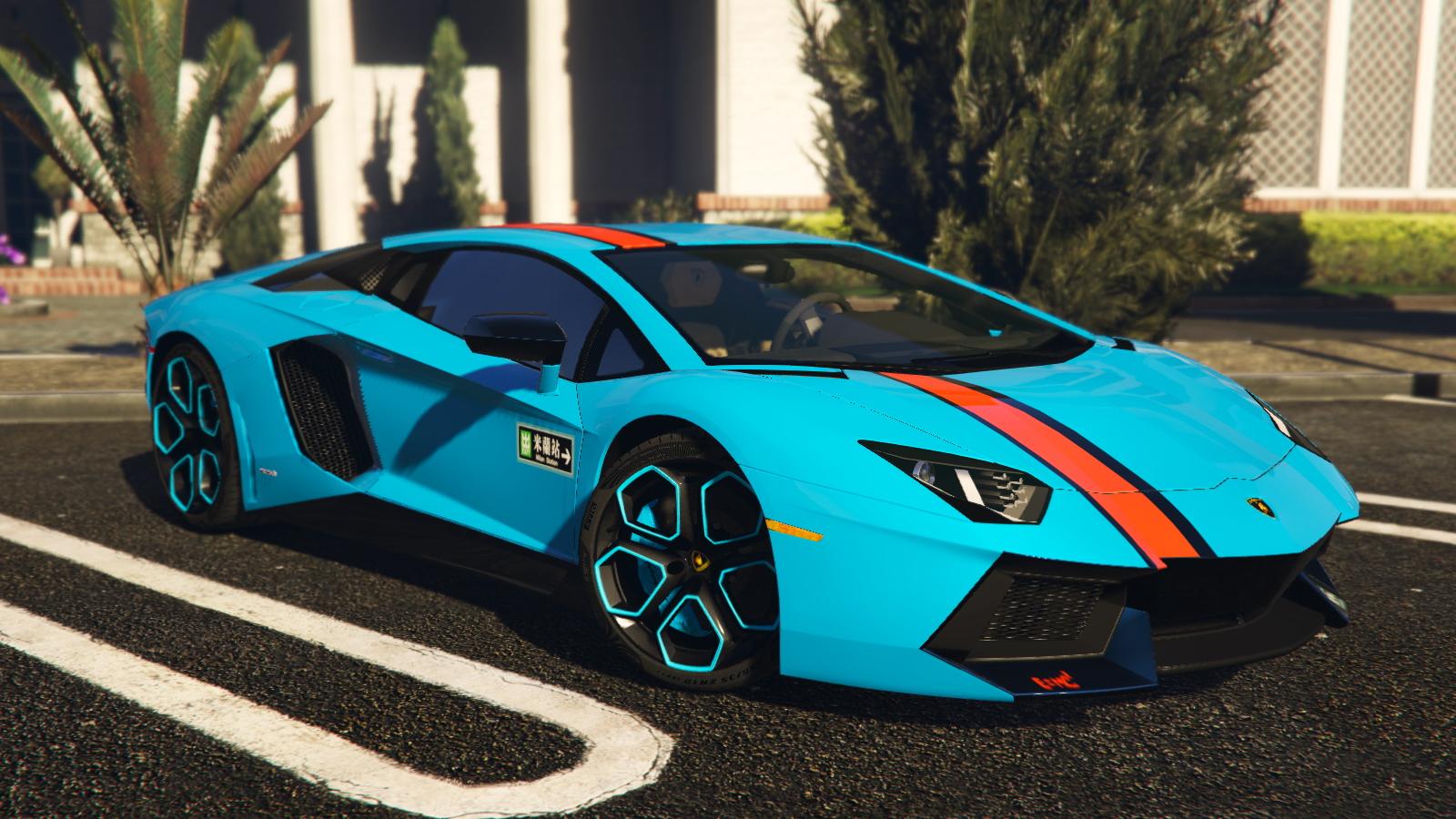 Gta 5 mods lamborghini aventador фото 91