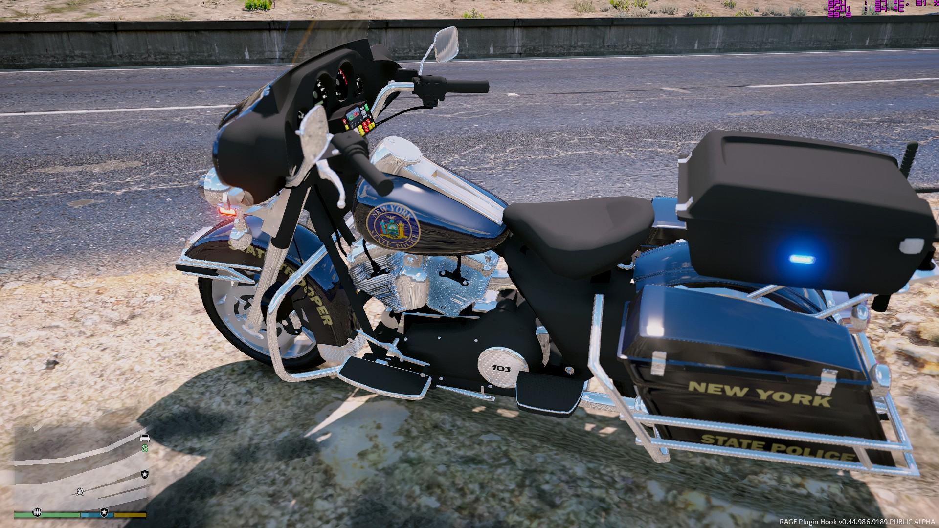 2013 CHP Harley Davidson New York  State Police GTA5 Mods com