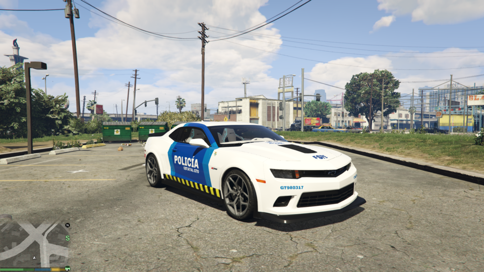 2015 Chevrolet Camaro Z28 Policía Estatal Guanajuato México Livery.  Guanajuato State Police 