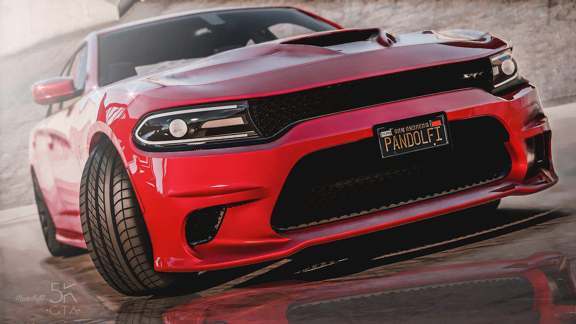 2016 Dodge Charger SRT Hellcat Add On Replace Animated Template 