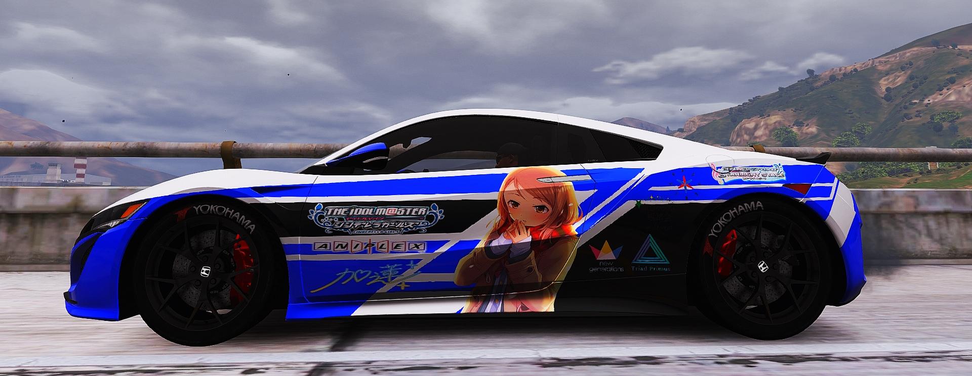 Honda nsx itasha