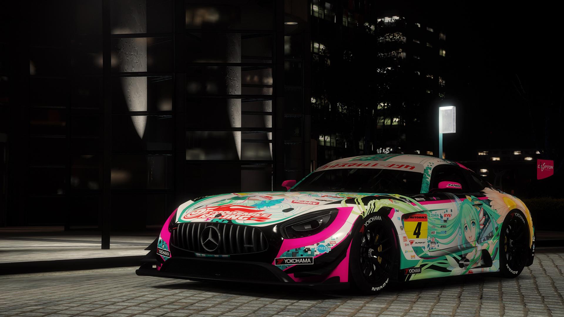 2017 Goodsmile Racing Hatsune Miku AMG GT3 - GTA5-Mods.com