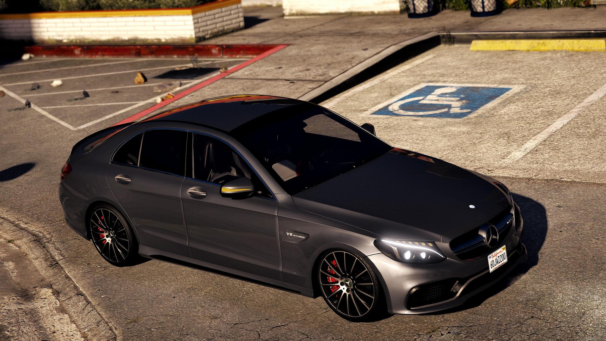 17 Mercedes Amg C63 S Add On Replace Gta5 Mods Com