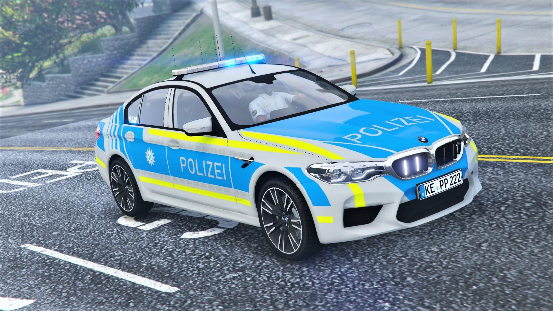 BMW m5 Polizei