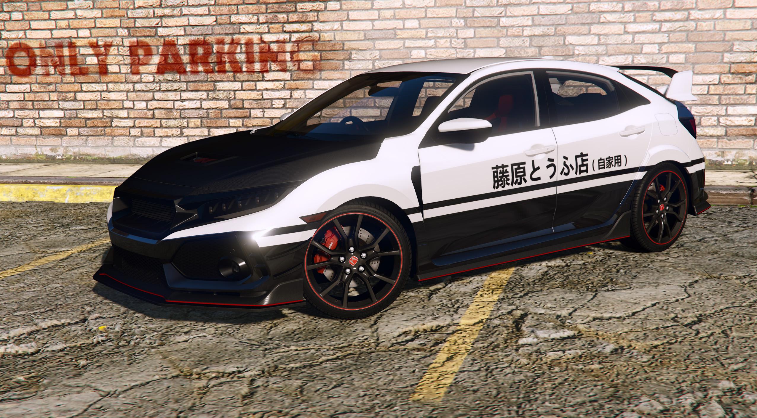 18 Honda Civic Type R Fk8 藤原とうふ店 自家用 Livery Gta5 Mods Com