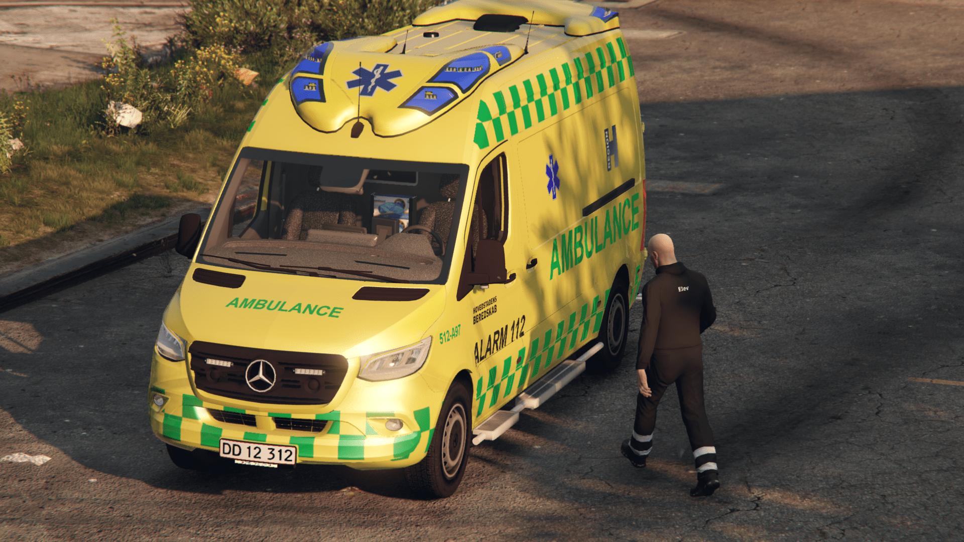 Mercedes Sprinter Danish Ambulance Gta Mods Com