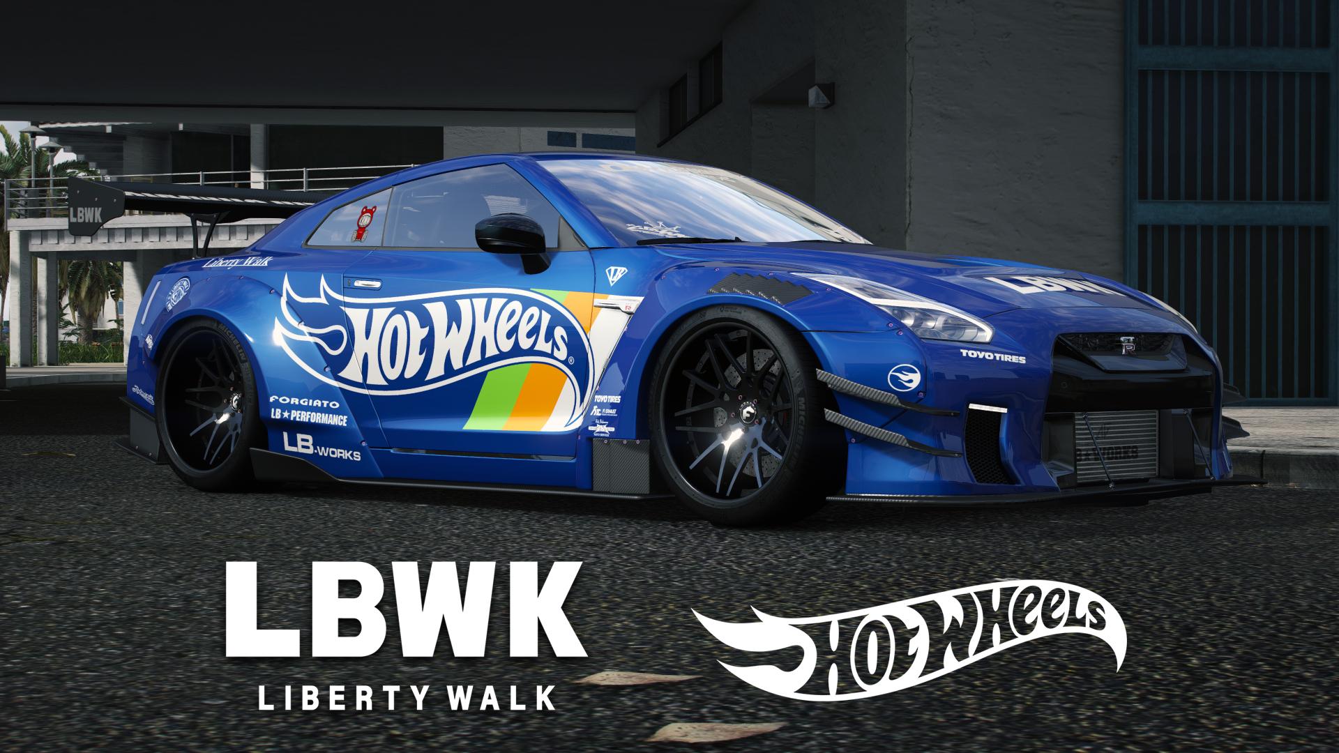 2019 Nissan Gt R Liberty Walk Hot Wheels Livery Gta5