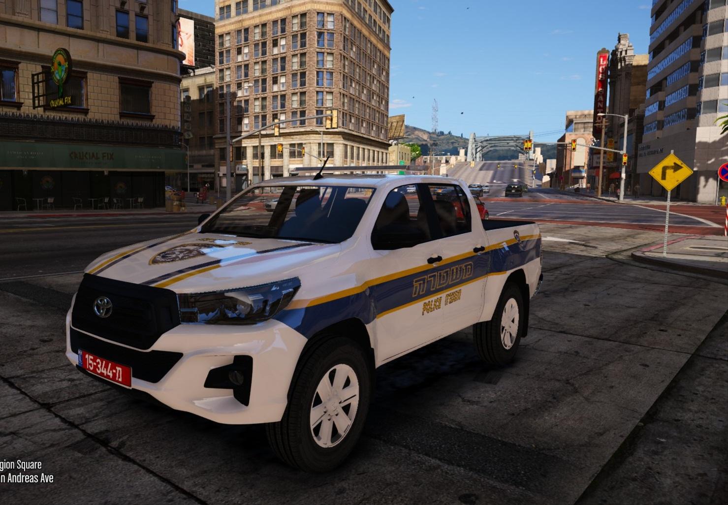 2019 toyota hilux israel police replace