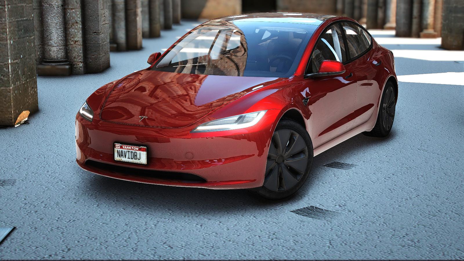 2024 Tesla Model 3 [Add-on] - GTA5-Mods.com