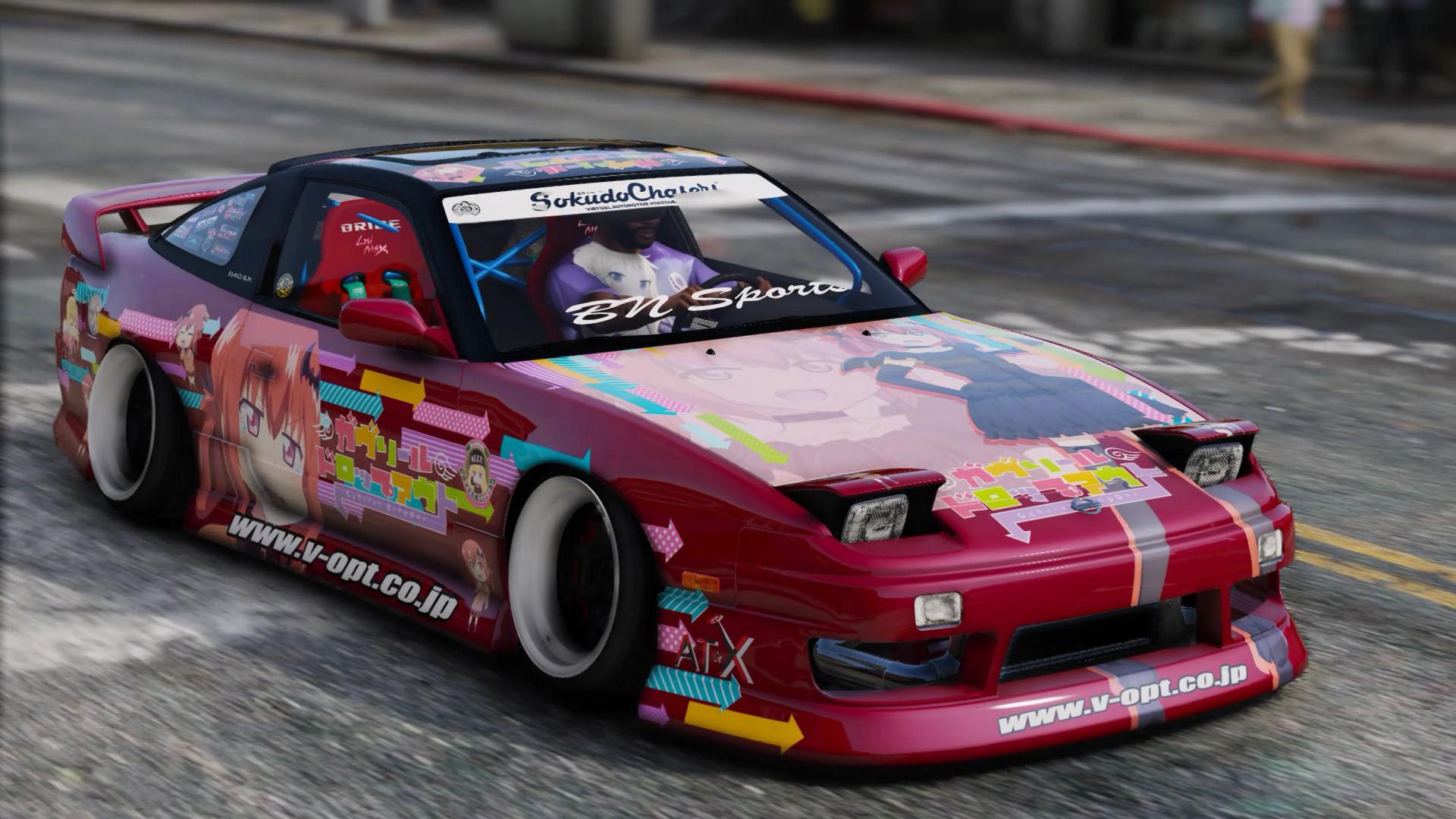 Nissan 180sx livery развёртка