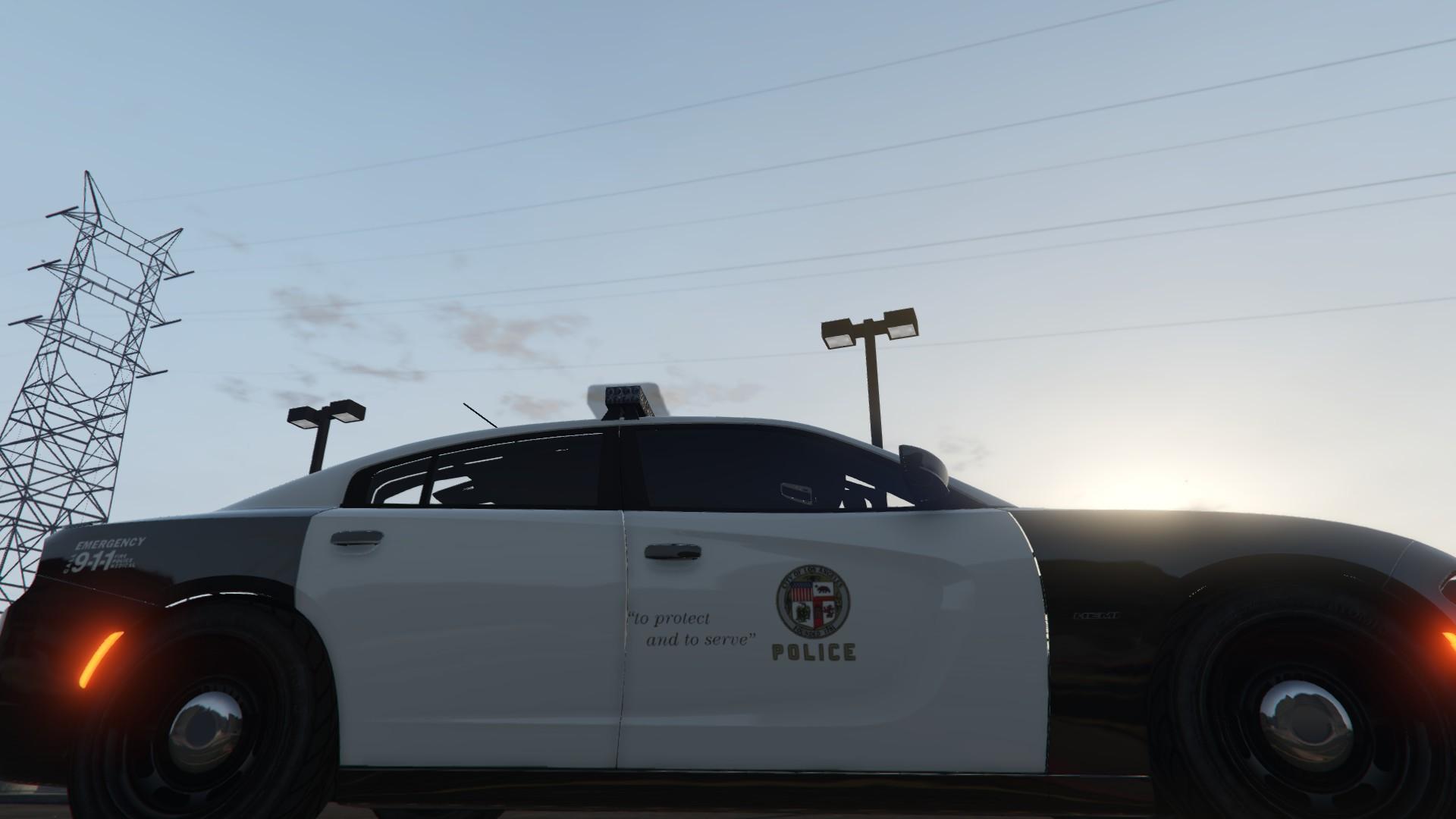 4K LAPD Dodge Charger Texture - GTA5-Mods.com
